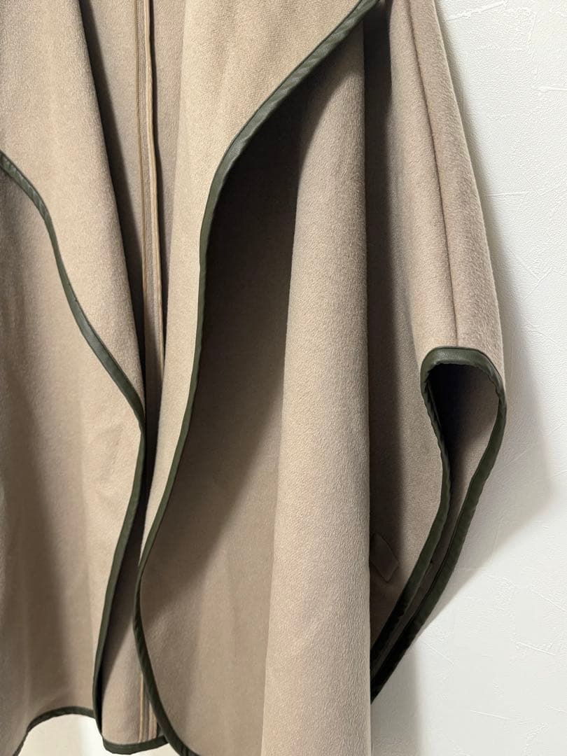 【美品】plage プラージュ　ポンチョコート　ウール　定価6.1万円