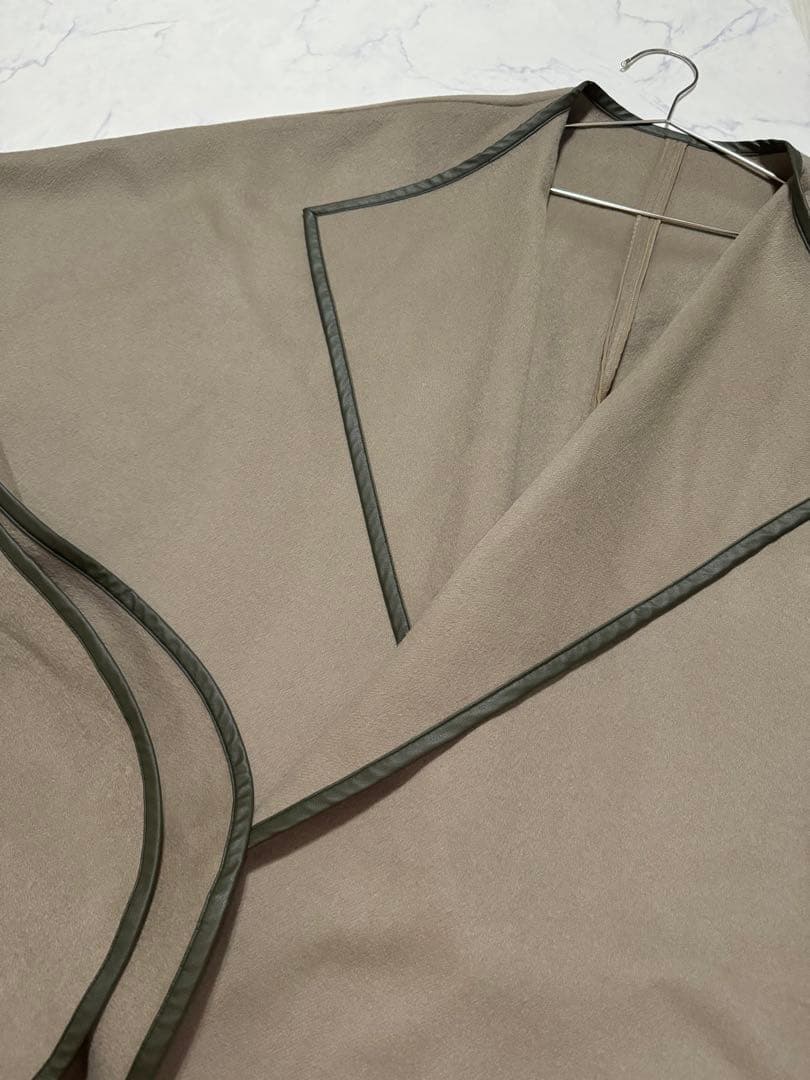 【美品】plage プラージュ　ポンチョコート　ウール　定価6.1万円