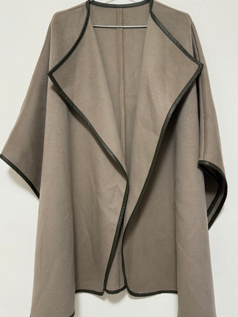 【美品】plage プラージュ　ポンチョコート　ウール　定価6.1万円