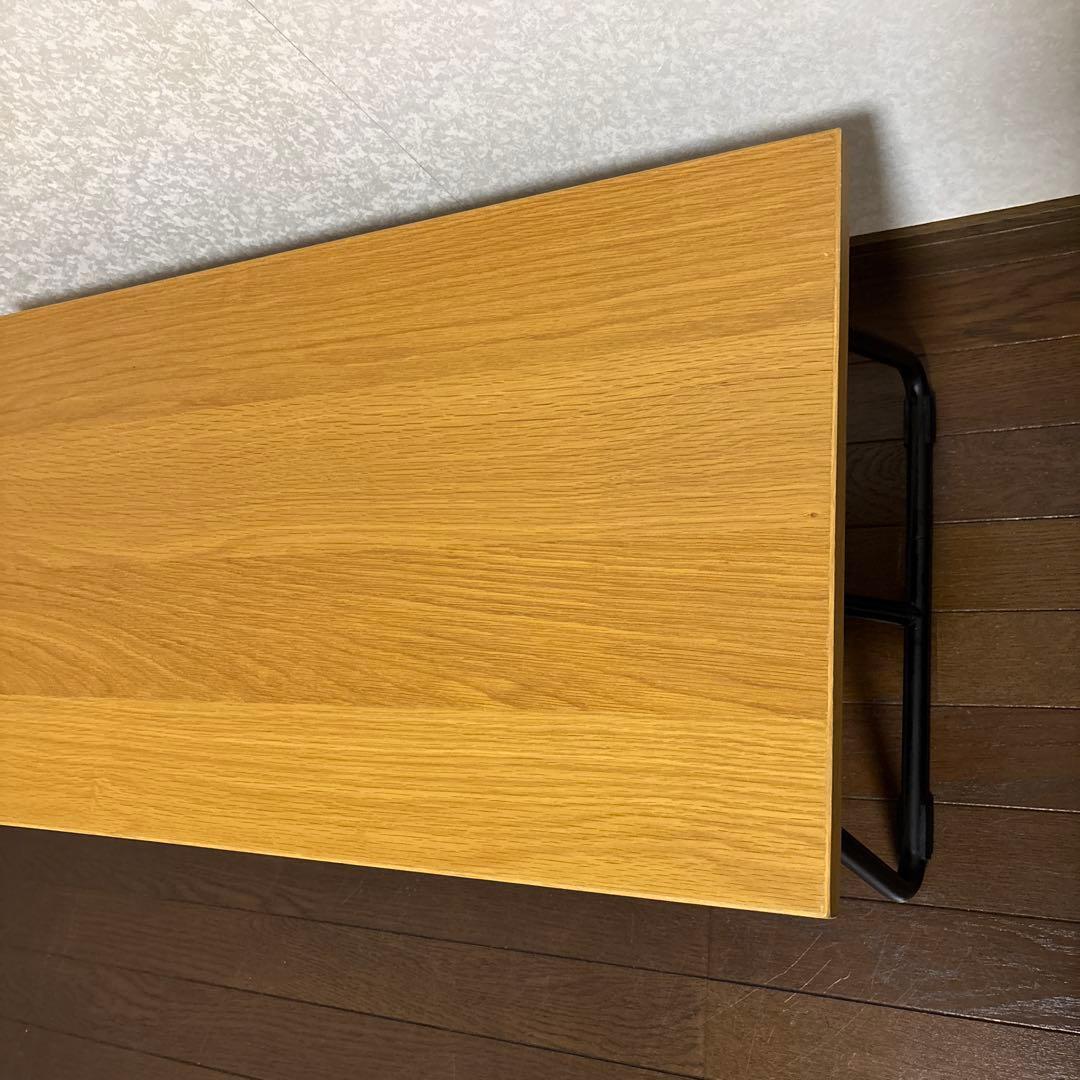 【美品】無印良品 MUJI 折りたたみ ローテーブル 90cm