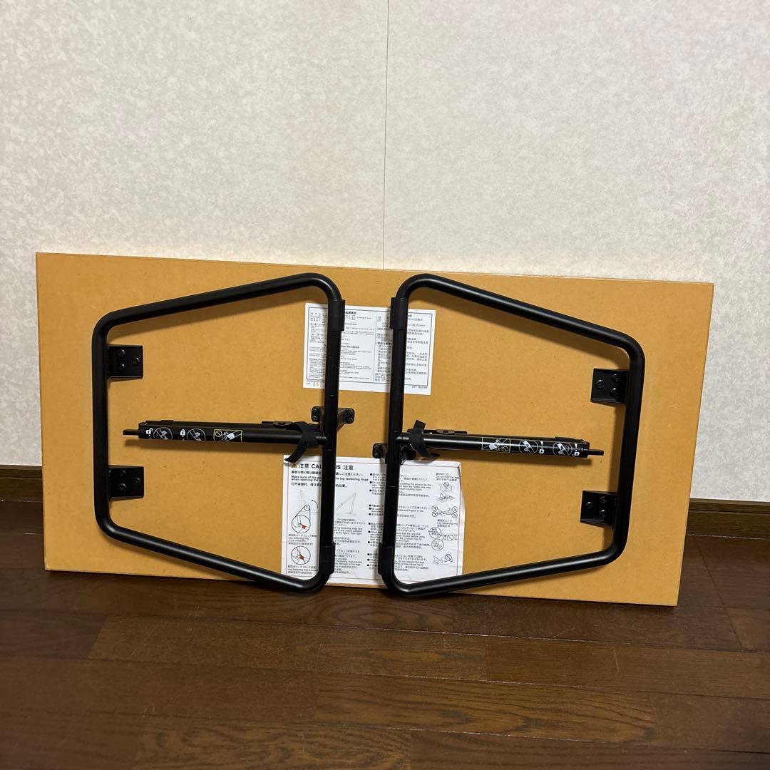 【美品】無印良品 MUJI 折りたたみ ローテーブル 90cm