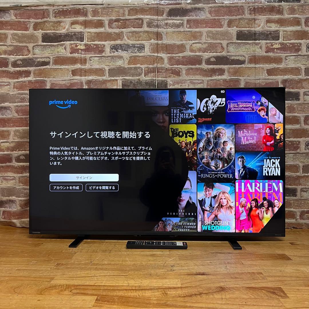 東芝 50V型 4K 液晶テレビ REGZA 50M550L 動画配信アプリ搭載