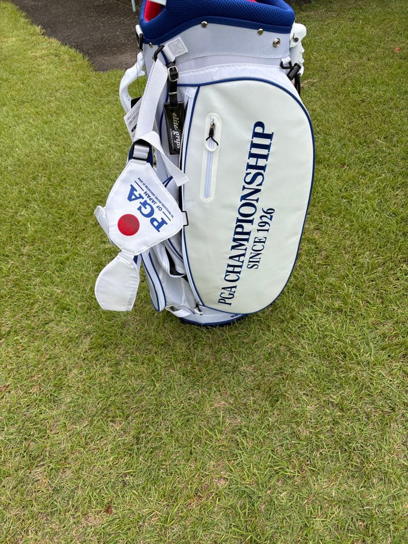 PGA CHAMPIONSHIP キャディバッグ ホワイト・ブルー