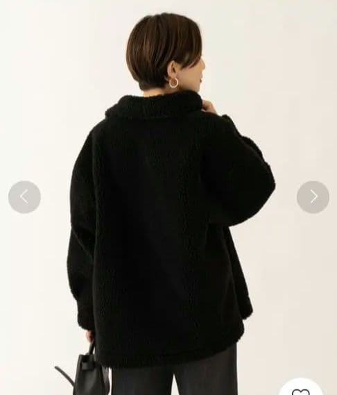 超美品【ジャーナルスタンダードレサージュ】ボアアビエータージャケット