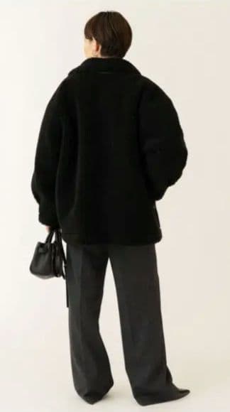 超美品【ジャーナルスタンダードレサージュ】ボアアビエータージャケット