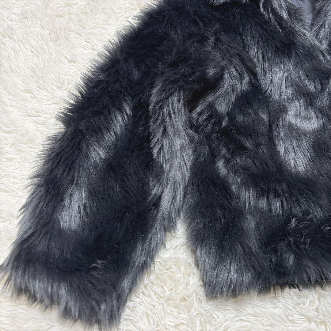 Ungrid ボリュームデザインファーコート