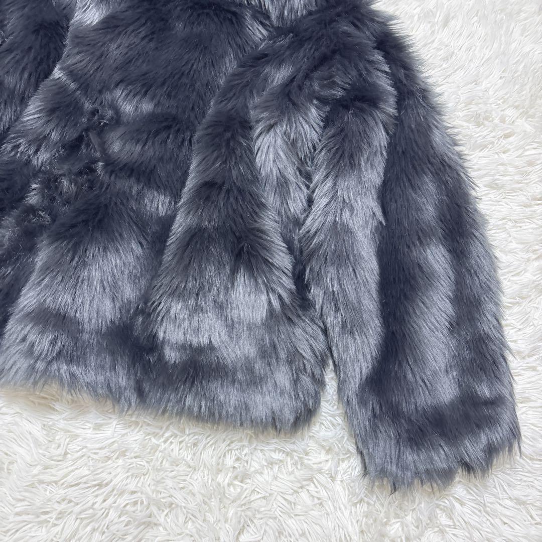 Ungrid ボリュームデザインファーコート