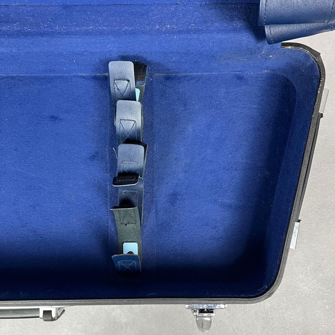 良品　尺八レザーハードケース　10本収納　台形型　持ち運び　サイズ違い　和楽器