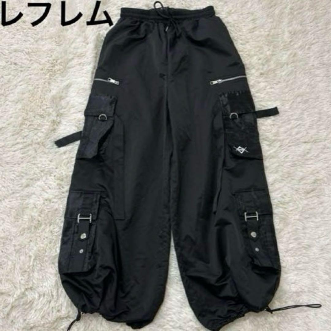 美品✨REFLEM シアー ポケット ナイロン カーゴパンツ