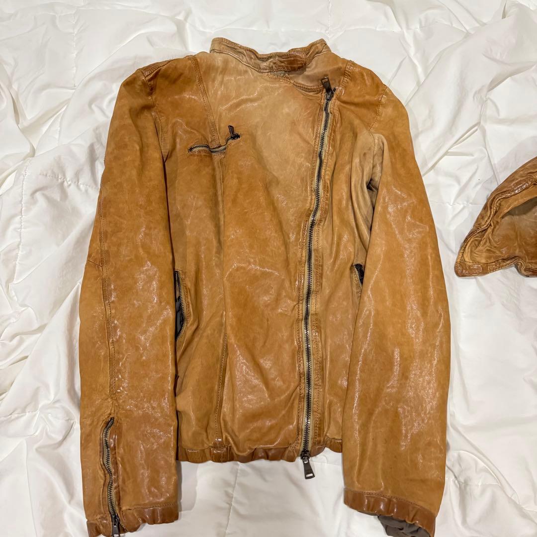 00’s GIORGIO BRATO Hooded Riders Jacket