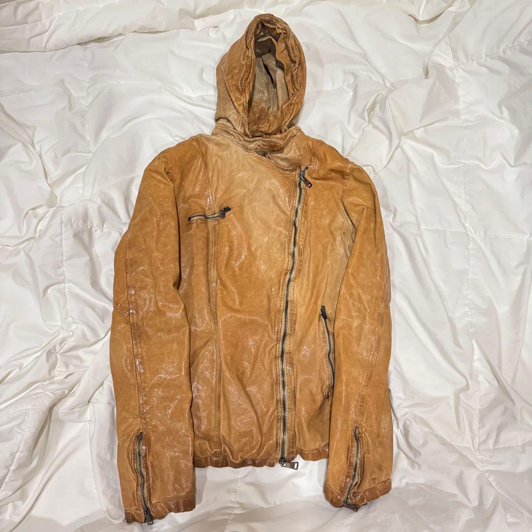 00’s GIORGIO BRATO Hooded Riders Jacket