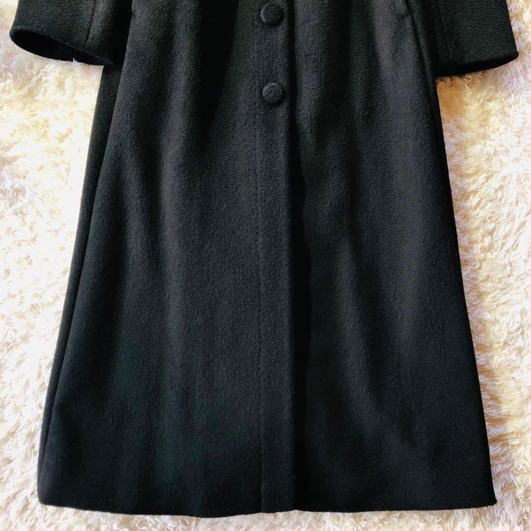 2024年現行✨極美品 マックスマーラ ベルテッドコート マキシ ブラック 34