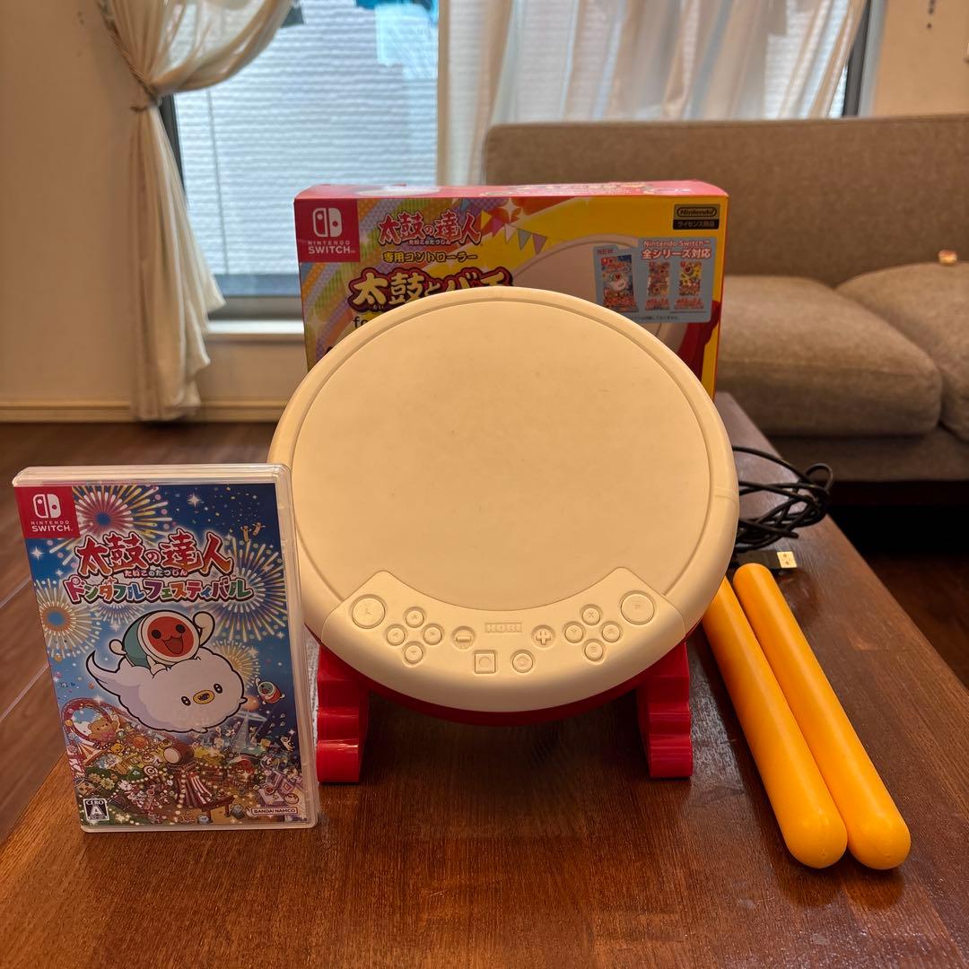 Switch 太鼓の達人 ドンダフルフェスティバル+太鼓とバチ（HORI）