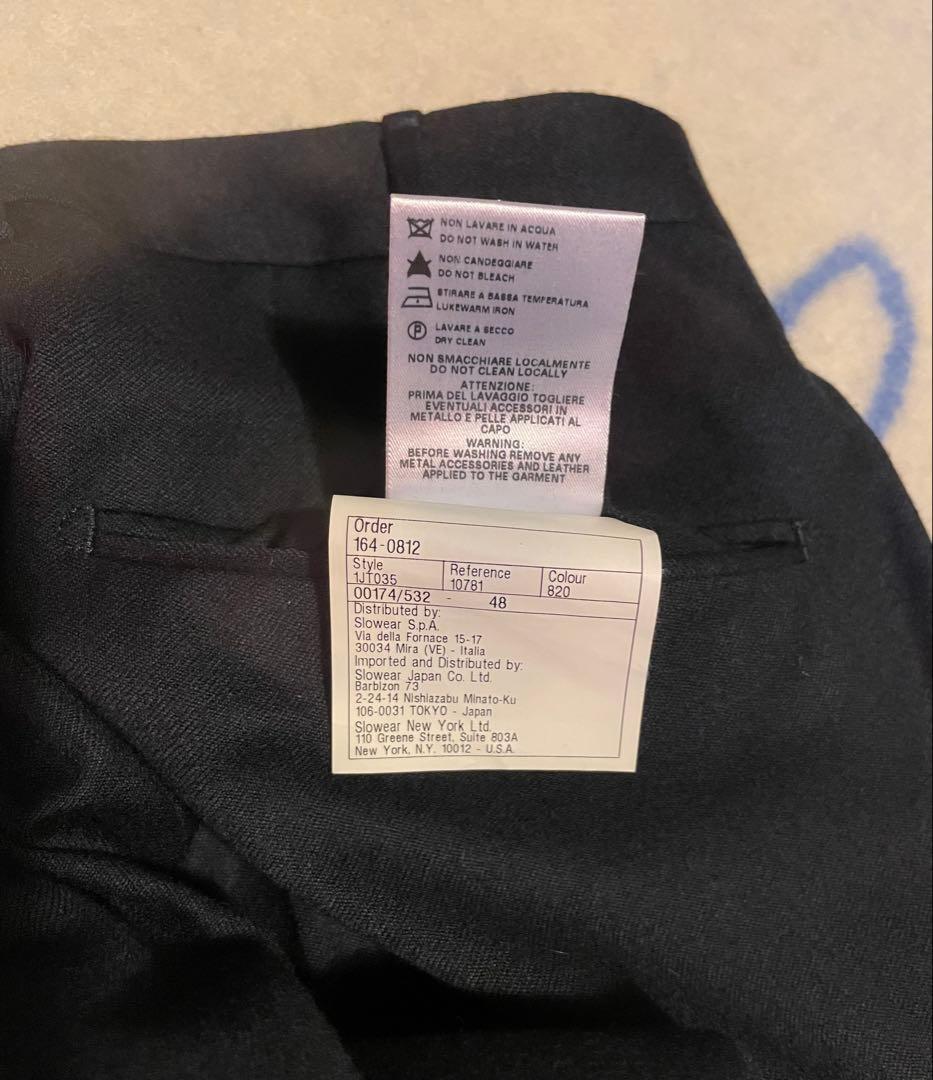 インコテックス　ウール　パンツ　48 紺