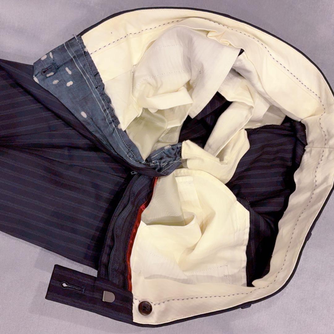 最高級 super160s Paul Smith ストライプ ビジネススーツ M