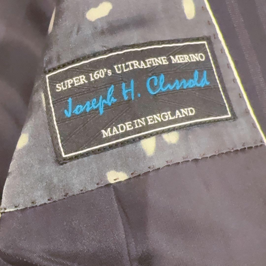 最高級 super160s Paul Smith ストライプ ビジネススーツ M