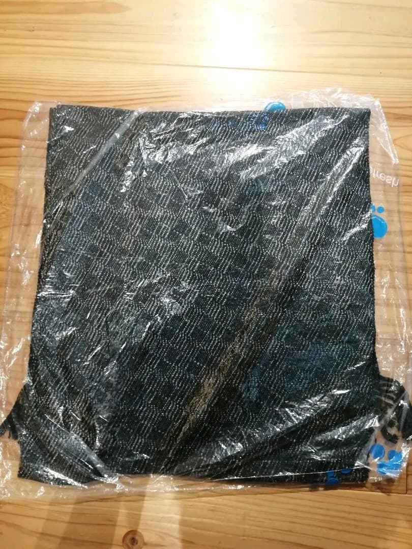 BALENCIAGA　バレンシアガ　ストール　マフラー　ブラック　クリーニング済