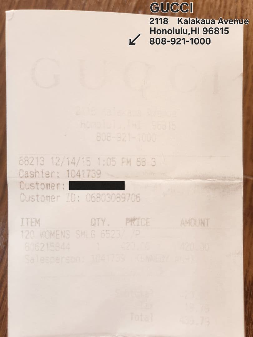 GUCCI 二つ折り長財布 赤