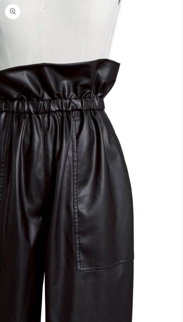 イオレ IORE Petal Leather Pants BLACK レザー