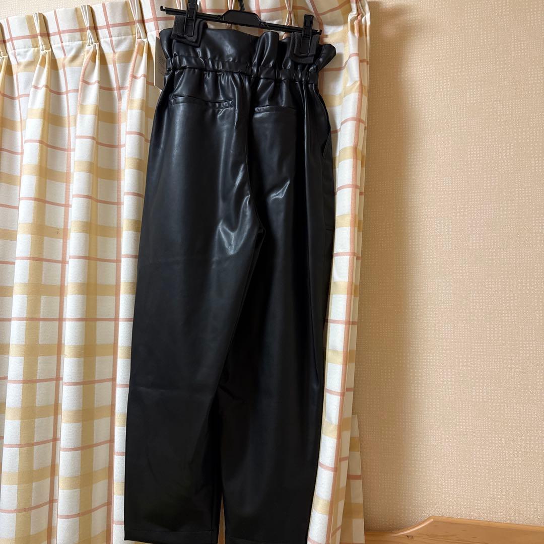 イオレ IORE Petal Leather Pants BLACK レザー