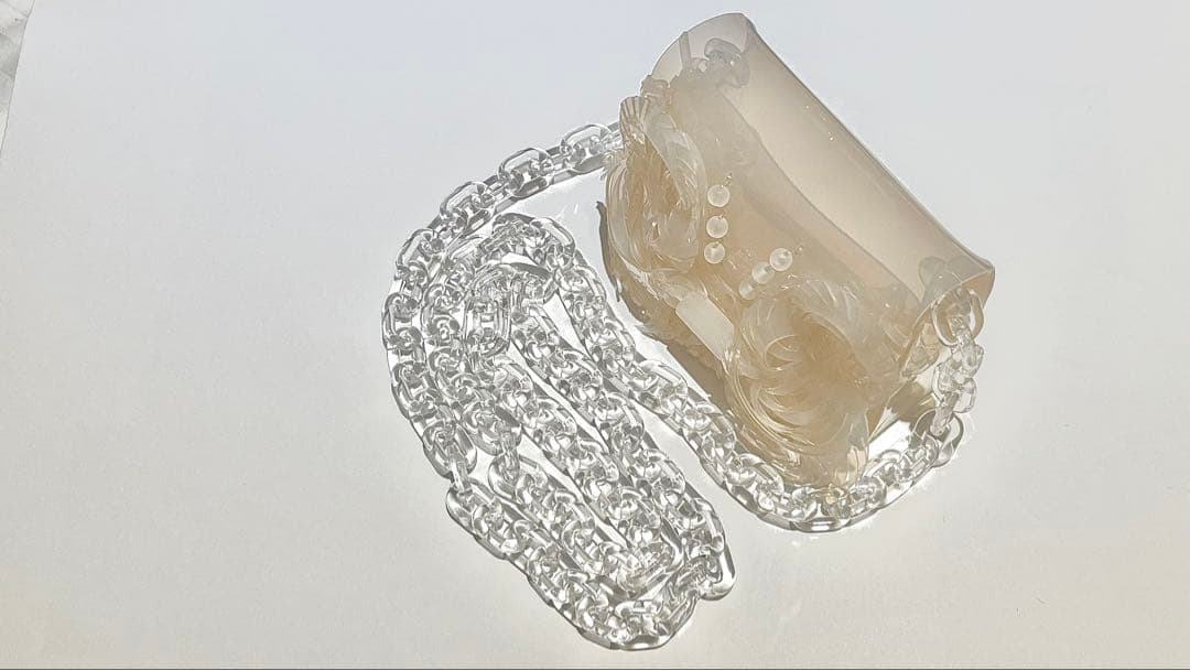 【新品未使用】Mame Kurogouchi ミニチェーンバッグ-ホワイト