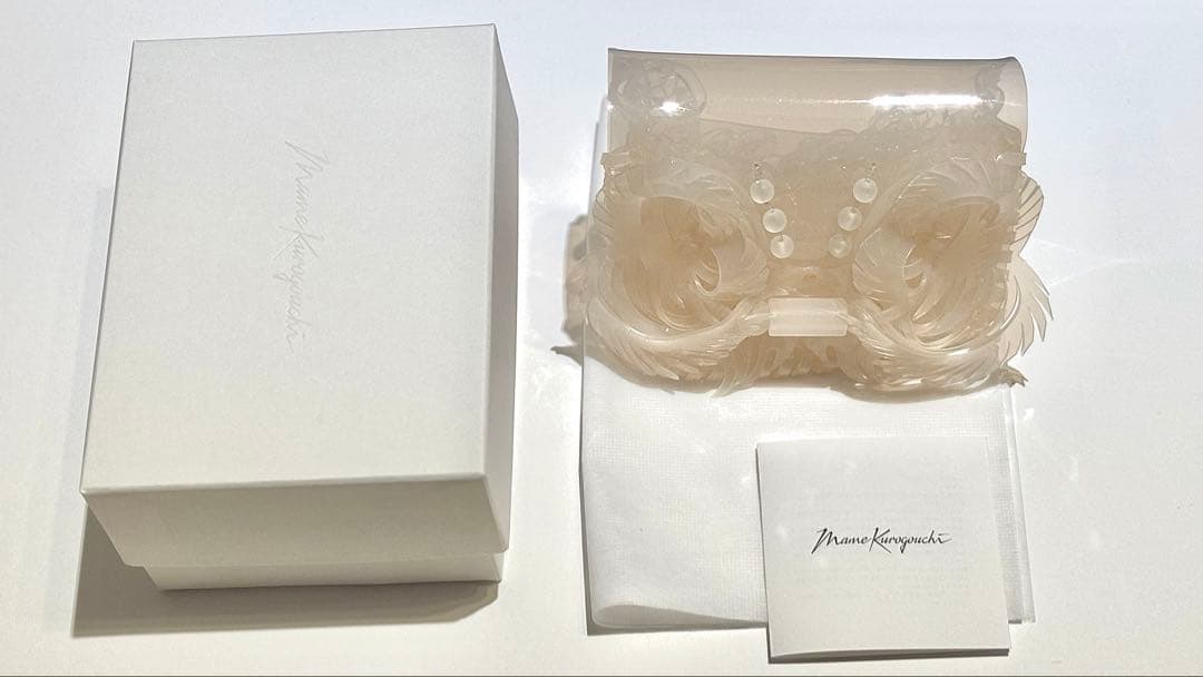 【新品未使用】Mame Kurogouchi ミニチェーンバッグ-ホワイト