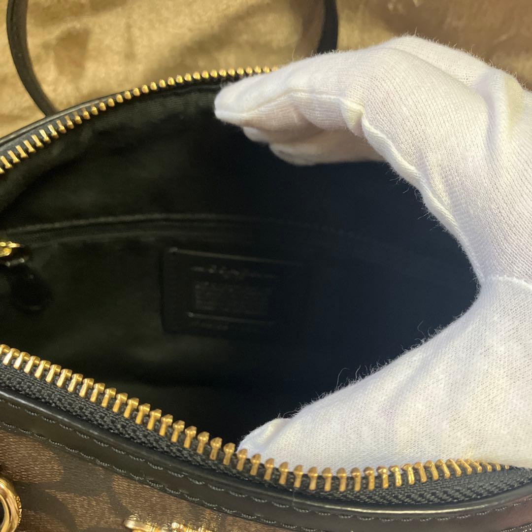 ゆ*き様 COACH ショルダーバッグ ブラウン