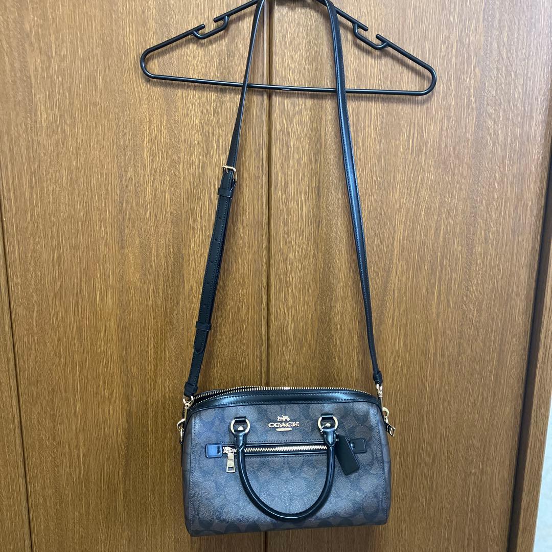 ゆ*き様 COACH ショルダーバッグ ブラウン