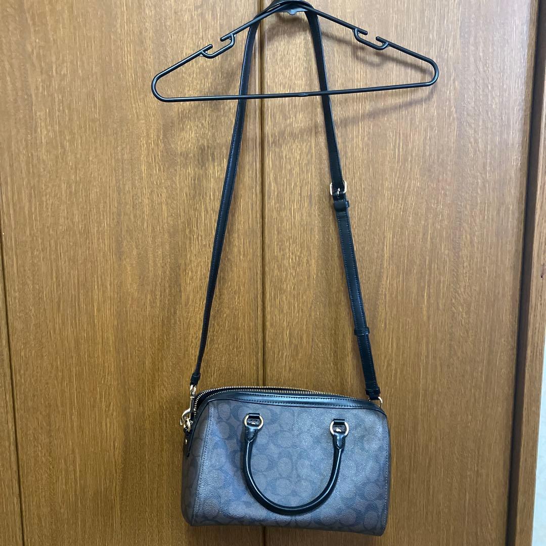 ゆ*き様 COACH ショルダーバッグ ブラウン