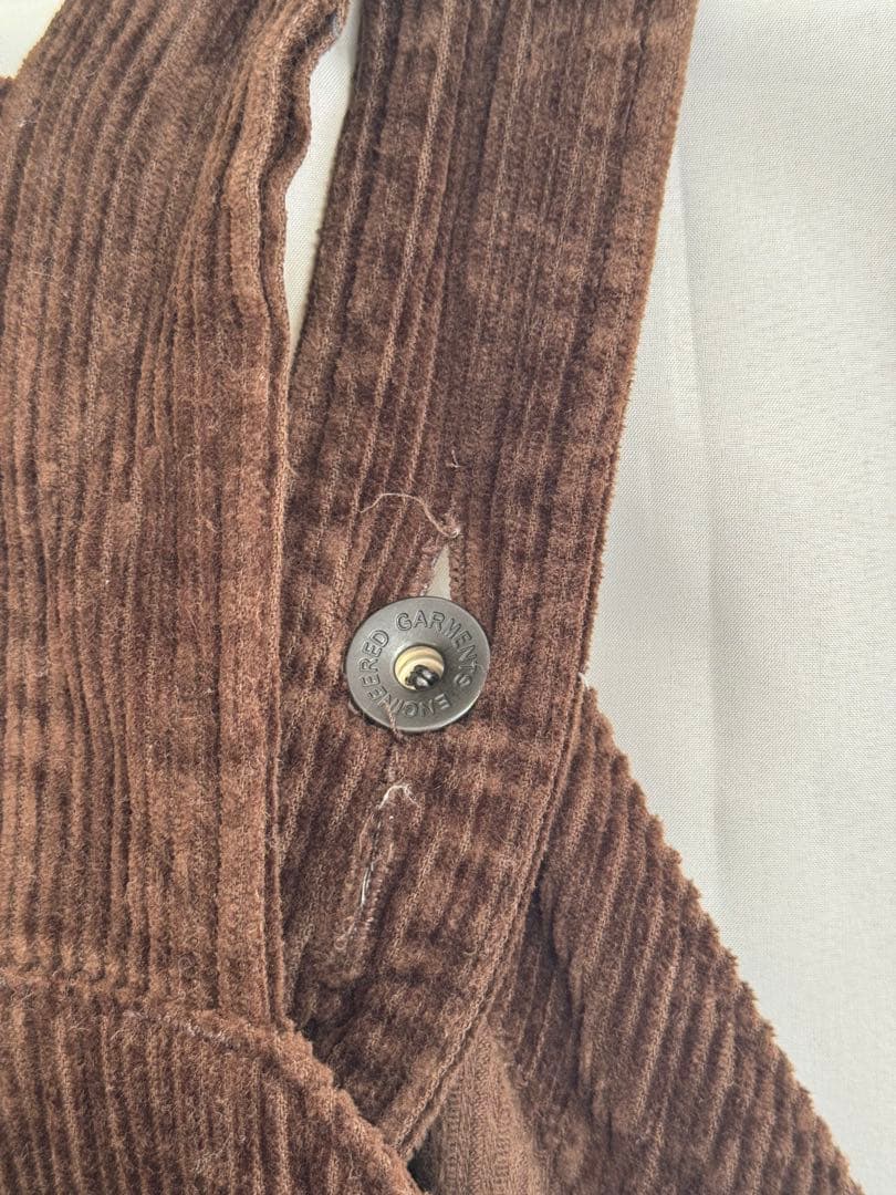 エンジニアードガーメンツ　コーデュロイ サロペット