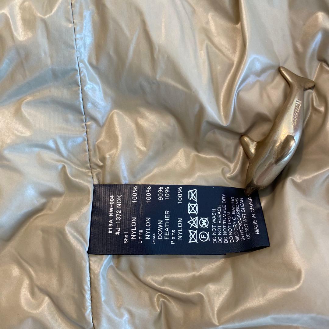 Gymplext ナイロンキルティングコート ブラウン　サイズ１２