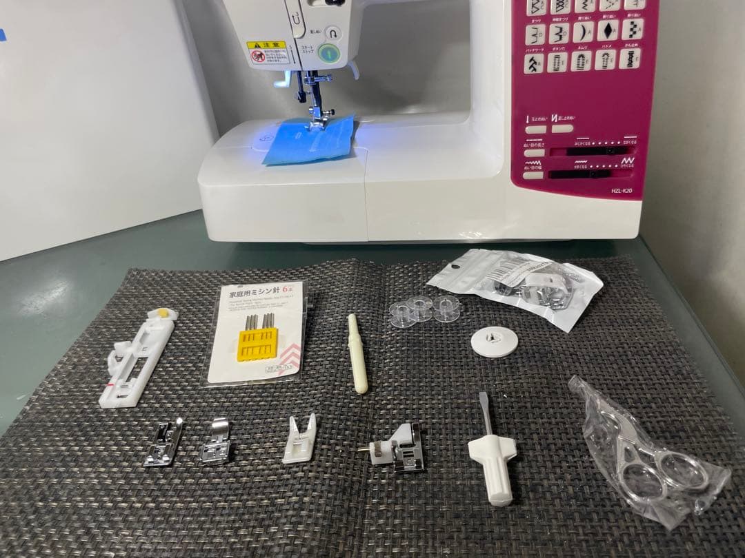 ジューキミシン　大人気機種　清掃整備済みJUKI HZL K-20