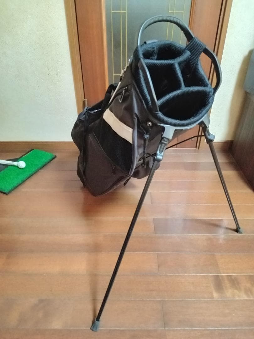 【値下げ】美品★adidas★アディダス★スタンド式バッグ★8.5型★黒★