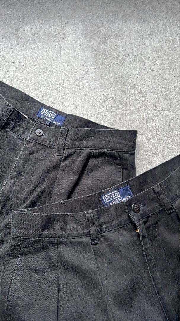 90s Ralph Lauren ポロバイラルフローレン ポロチノ ブラック 黒