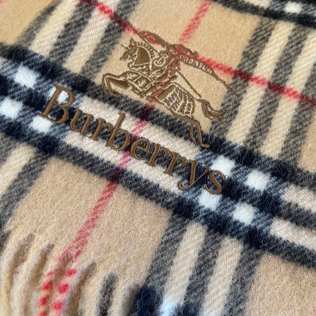 未使用⭐️Burberrysバーバリー 膝掛け ウール　ノバチェック