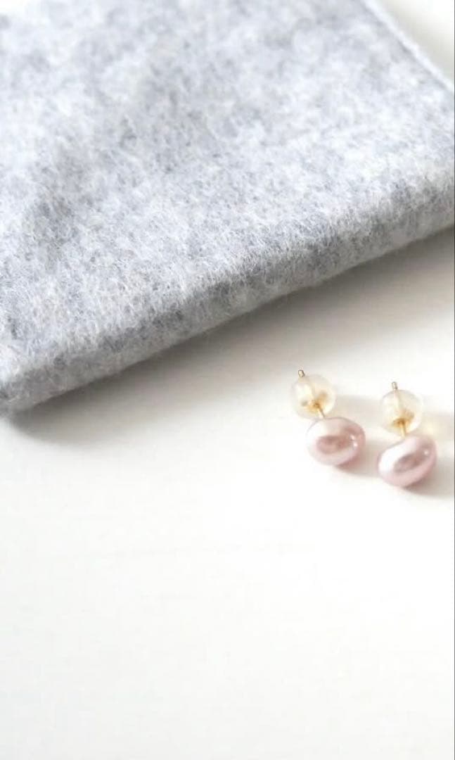 パーセルジュエリー　パールピアスk18美品