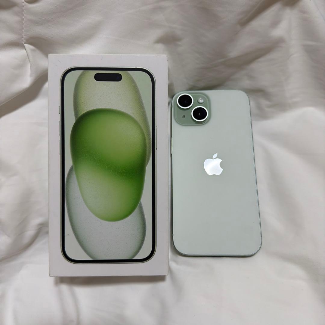 iPhone 15 SIMフリー グリーン 128gb