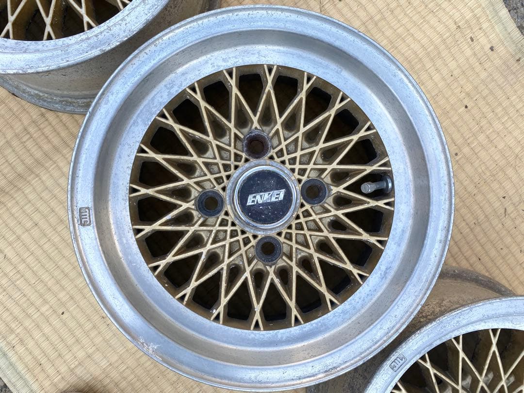 ENKEI メッシュホイール 13インチ 4本セット 6J PCD114.3