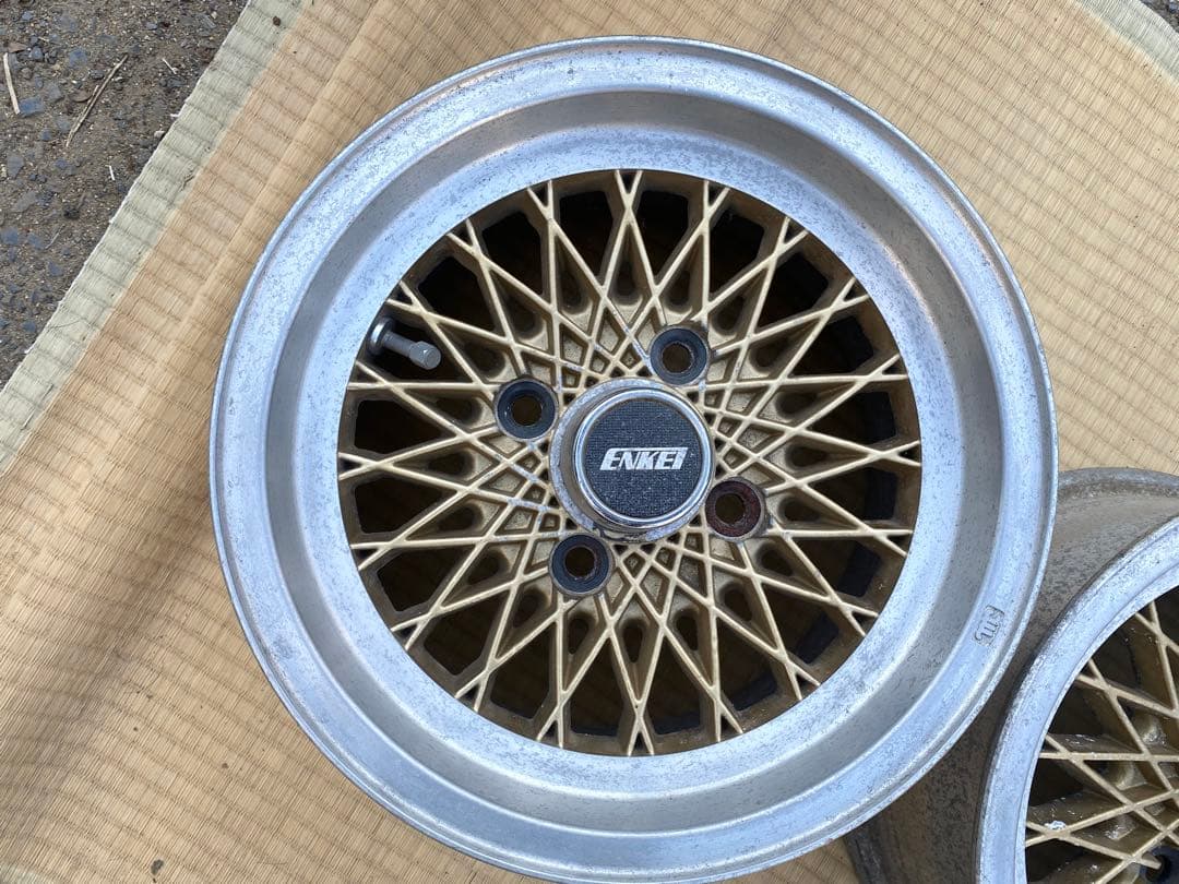 ENKEI メッシュホイール 13インチ 4本セット 6J PCD114.3