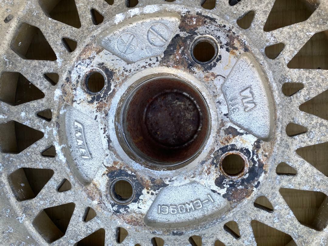 ENKEI メッシュホイール 13インチ 4本セット 6J PCD114.3