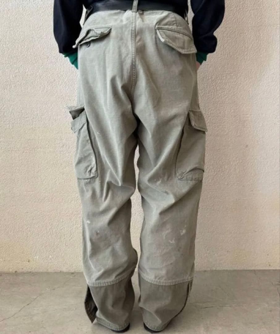 ジャーナルスタンダードラックス　バックサテン ミリタリーパンツ