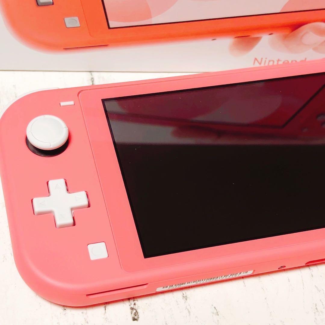 Nintendo SwitchLite コーラルピンク 本体 外箱 任天堂