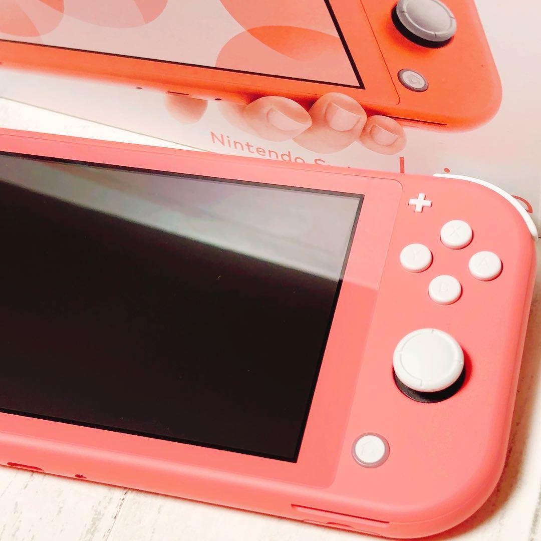 Nintendo SwitchLite コーラルピンク 本体 外箱 任天堂