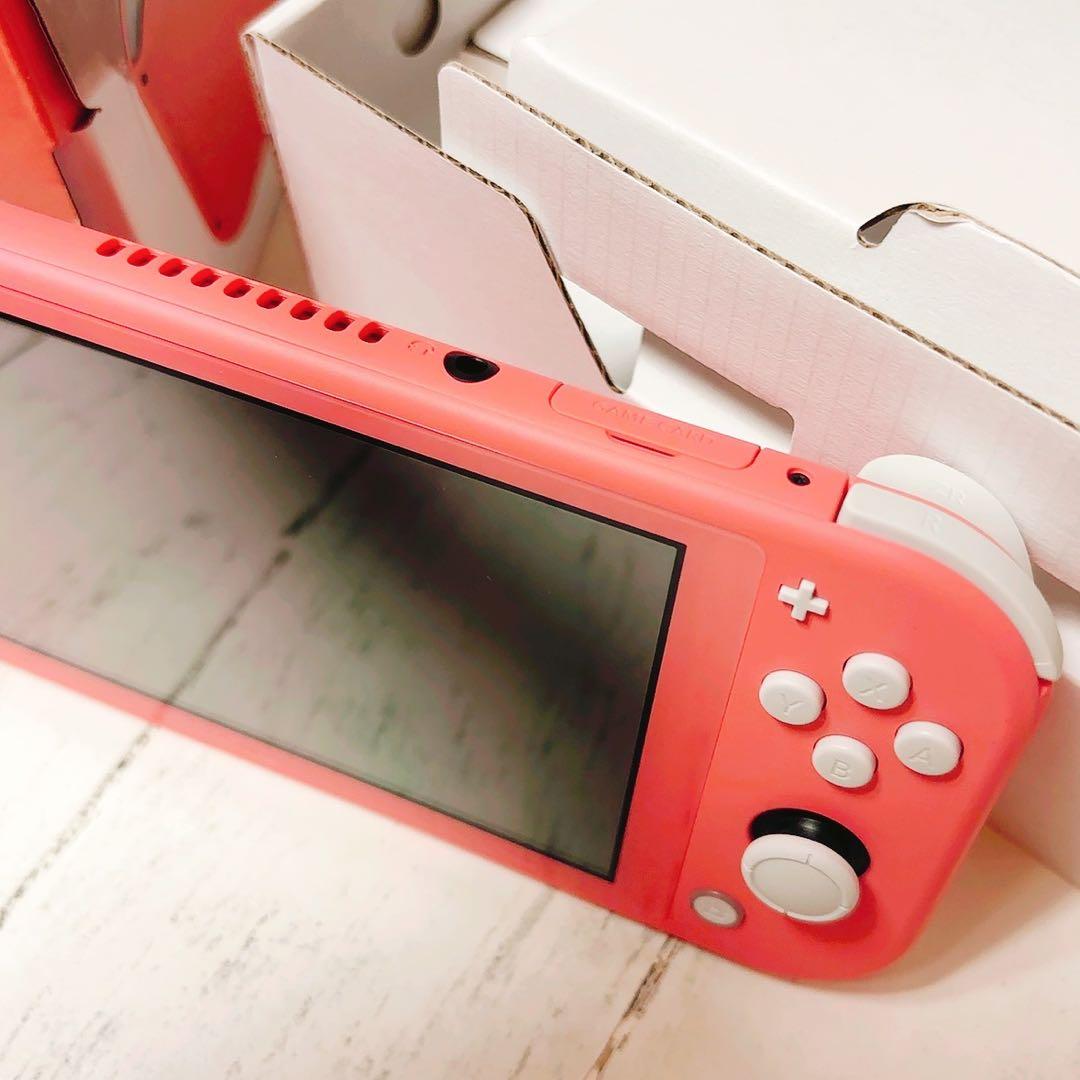 Nintendo SwitchLite コーラルピンク 本体 外箱 任天堂
