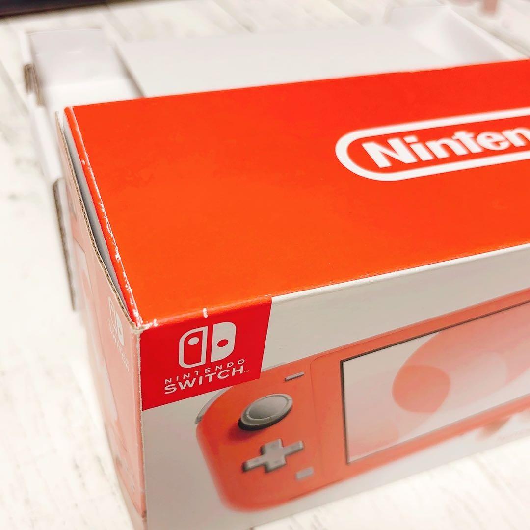Nintendo SwitchLite コーラルピンク 本体 外箱 任天堂