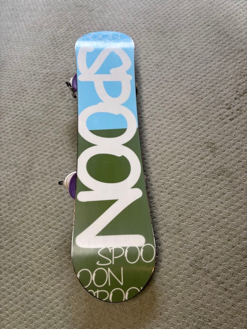 SPOONスノーボード 110 SPOONビィンディング，デッキ3点セット