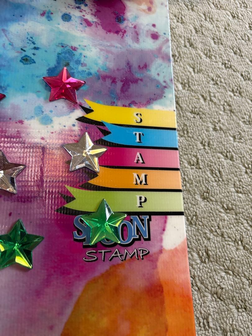 SPOONスノーボード 110 SPOONビィンディング，デッキ3点セット