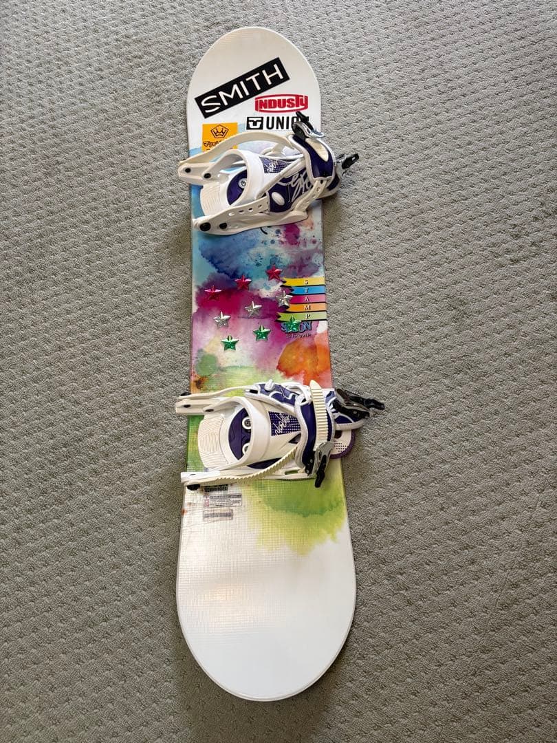 SPOONスノーボード 110 SPOONビィンディング，デッキ3点セット