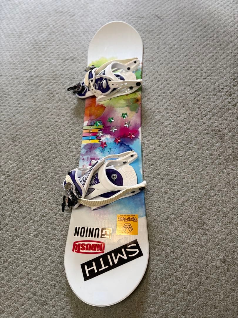 SPOONスノーボード 110 SPOONビィンディング，デッキ3点セット
