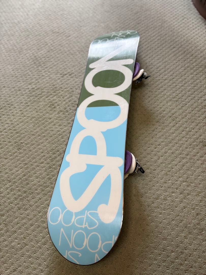 SPOONスノーボード 110 SPOONビィンディング，デッキ3点セット